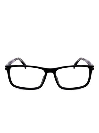 Eyewear by David Beckham rectangle-frame glasses - men - Acetate - 54 - Black