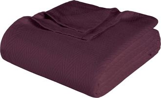 Superior Metro Zig-Zag Chevron Cotton Blanket by Superior
