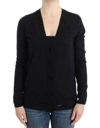 Costume National Grijze wol-alpaca cardigan