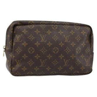 Louis Vuitton Pre-owned Clutches, female, Brown, Size: ONE SIZE Pre-owned Canvas Clutch