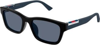 Gucci Zonnebril - Heren - Zonnebrillen - Zwart - 55 MM - Accessoires
