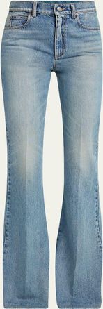 Alexander McQueen Boot-Cut Leg Denim Pants
