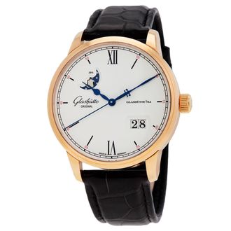 Glash&uuml;tte Original Senator Excellence Panorama Date Moonphase Automatic Watch 1-36-04-02-05-50