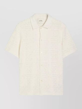 Les Deux short sleeve shirt silk nylon blend
