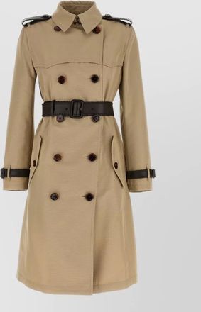 Burberry foxfield trench coat epaulettes chinstrap