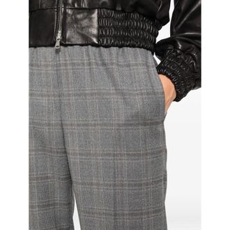 PESERICO Virgin Wool Trousers - Gray