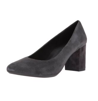 The Flexx Womens Seriously Pump In Ashfalt Suede