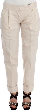 Ermanno Scervino Chinos - Dames - Broeken - Beige - S - Polyester - Broeken