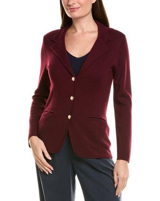 Bruno Magli Wool-Blend Sweater Blazer