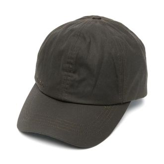 Barbour Wax Sports Cap - Heren - Petten - Groen - ONE Size - Katoen - Accessoires