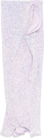 Maticevski sequin-embellished skirt - Purple