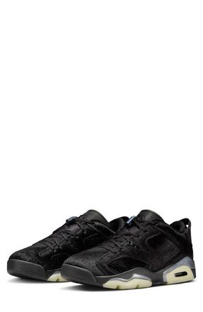 Nike Jordan Air Jordan 6 Low Basketball Sneaker in Black/Black/Black at Nordstrom, Size 10.5
