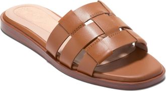 Cole Haan Ensley Go-To Slide Sandal in British Tan Leather at Nordstrom Rack, Size 8.5