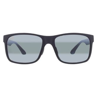 Maui Jim Red Sands Neutral Grey Reading Rectangular Mens Sunglasses 432-2M15 60 +1.50