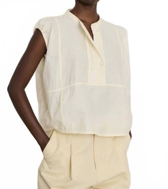 SOEUR Danube Blouse In Vanille
