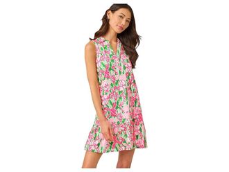 Lilly Pulitzer Riegan Dress Womens Clothing Putting Green Hannah : XS, Rayon/Elastane
