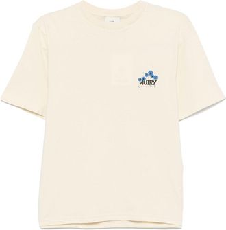 Autry logo-print T-shirt - Neutrals
