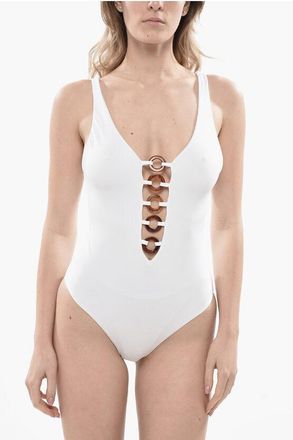 Dsquared2 One-Piece Swimsuit with Cut-Out Details size 44