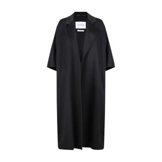 Max Mara Dames, Mantels, Zwart, Maat: M