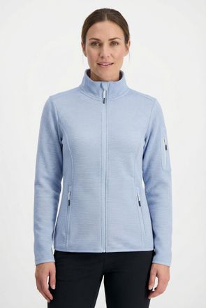 Icepeak Fleecejacke ICEPEAK BOWERSVILLE, Damen, Gr. XXL, light blau, Obermaterial: 100% Polyester, normal, Jacken Fleecejacke