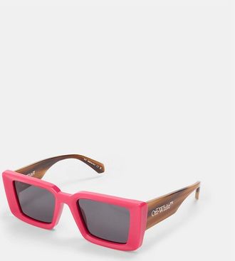 Off-white Mens Savannah Square Full Rim Sunglasses - Cherry Grey - Size: ONE size