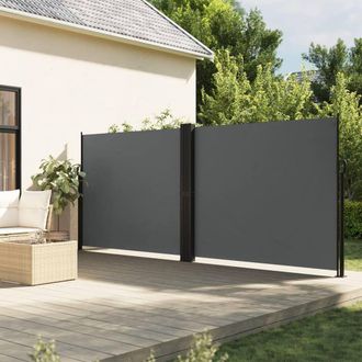 Berkfield Home Retractable Side Awning Anthracite 180x600 cm