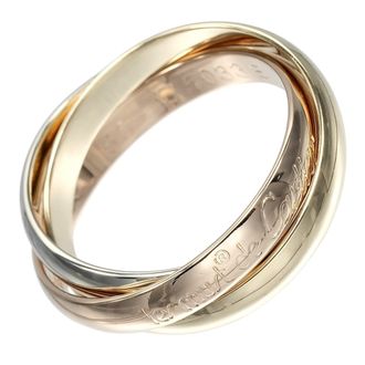 Cartier Pink Gold White Gold Yellow Gold Yellow Gold (18K) Pink Gold (18K) White Gold (18K) Band Ring (Pre-Owned)