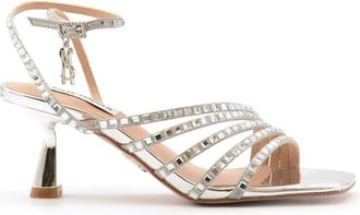 Steve Madden High Heel Sandals, female, Gray, 3 1/2 UK, Mirror Effect Silver Sandals