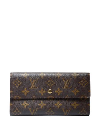 Louis Vuitton 2002 Portefeuille International Monogram wallet - Brown