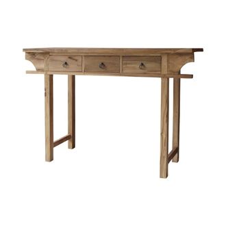 Tikamoon Consola de teca maciza reciclada