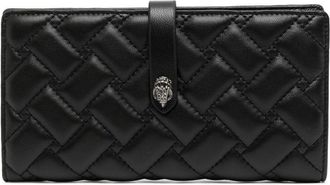 Kurt Geiger quilted leather wallet - women - Leather - One Size - Black