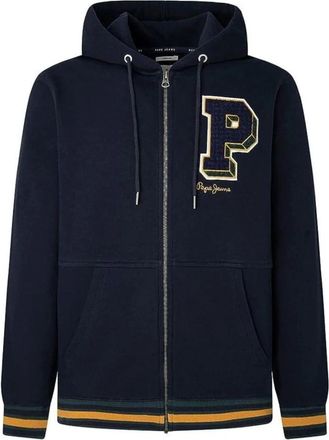 Pepe Jeans London Zip-throughs - Heren - Vesten met rits - Blauw - S - Hoodies & sweatvesten