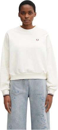 Fred Perry Sweatshirts - Dames - Sweatshirts - Beige - L - Hoodies & sweatvesten
