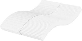 vidaXL Colch&oacute;n De Espuma Dureza H2 H3 Blanco 120x220 Cm Vidaxl