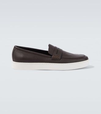 Manolo Blahnik Ellis leather loafers