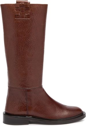 Hereu Anella Leather Knee-high Boots - Brown - 38 (IT38/ UK5)