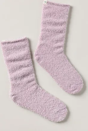Bombas Sparkle Fuzzy Calf Socks