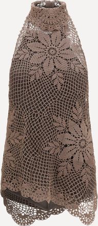 Magda Butrym Crochet lace high-neck Top Female 40