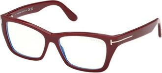 Tom Ford Glasses, female, Red, Size: 54 MM Eyeglasses