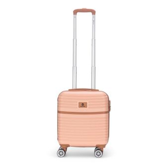 Infinity Leather ABS Hardshell Onderstoel Cabinekoffer 45 x 35 x 20 cm Bagage Geschikt voor Easyjet