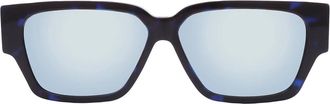 Dior CD DIAMOND S5F Blue Mirror Square Mens Sunglasses DM40109F 55X 60