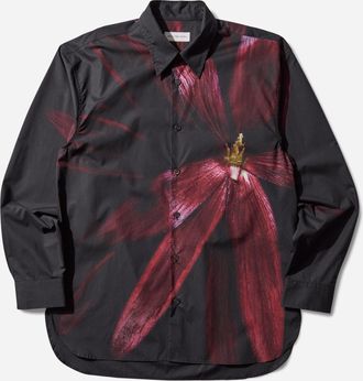 Dries Van Noten Men s Loose Cotton Shirt Black