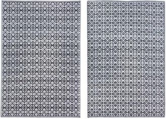 BIZZOTTO Alfombra Tirrenia Negro-blanco 150x210 Cod.0607635