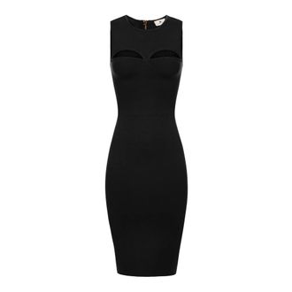 Elisabetta Franchi Dames, Jurken, Zwart, Maat: S Viscose