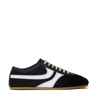 Dries Van Noten Suede Calfskin Leather Sneakers