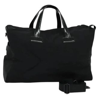 Burberry Pre-owned Handtas - Dames - Vintage Weekendtas - Zwart - ONE Size - Vintage