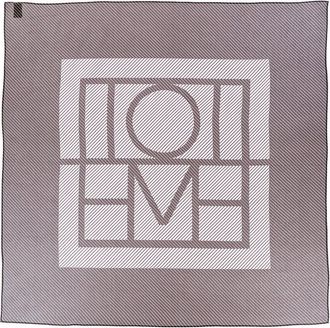Toteme Monogram Silk Scarf