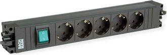 Bachmann Step Base 5xcee7/3 Gst18 - Base Con Interruptor, Color Negro