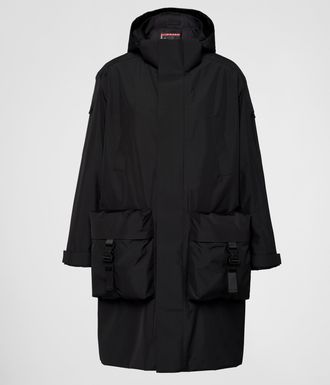 Prada Recycled technical fabric raincoat
