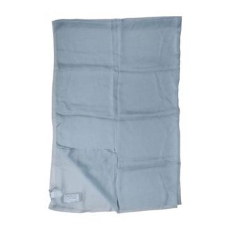 Dolce & Gabbana Silky Scarves, male, Blue, Size: ONE SIZE Silk Stole Neck Wrap Shawl
